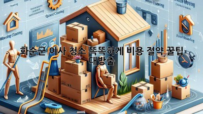 ✨ 화순군 이사 청소 똑똑하게! 비용 절약 꿀팁 대방출 🏡💰